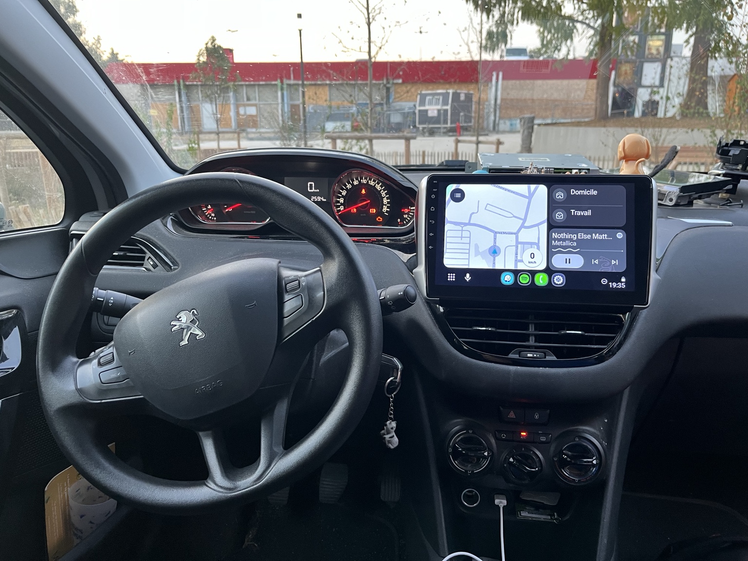 Installation ProCarplay réelle 2